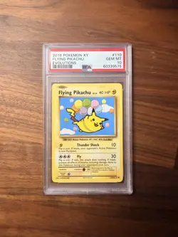 Pokemon 2016 Flying Pikachu 110/108 Secret Rare Evolutions GEM MINT PSA 10 - Image 1