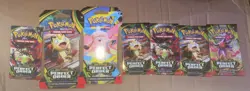 Pokemon Mega Evolution Perfect Order Sealed Sleeved 7 Pack Lot - Image 1