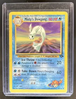 2000 Pokemon Gym Challenge Misty's Dewgong #54/132 - Image 1
