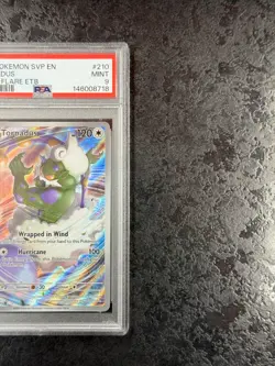 2025 POKEMON SVP EN TORNADUS WHITE FLARE ETB #210 MINT 💎 PSA 9 - Image 2