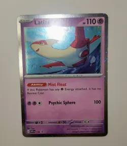 Pokemon Scarlet & Violet Black Star Promo - Latias 139 Cosmos Holo - Image 1