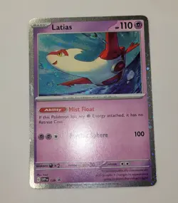 Pokemon Scarlet & Violet Black Star Promo - Latias 139 Cosmos Holo - Image 2