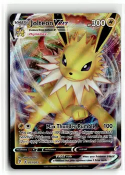 2021 Pokemon - Evolving Skies Jolteon VMAX #051/203 - Image 1