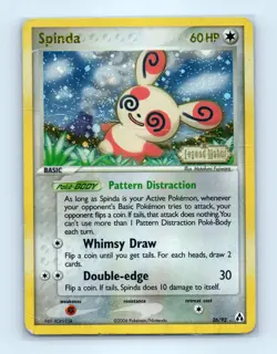 Pokemon tcg Legend Maker Spinda Heavily played - Image 1