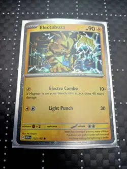 Pokemon TCG Electabuzz 125/165 Scarlet & Violet 151 Cosmos Holo Promo NM - Image 4