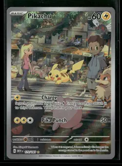 2023 Pokemon MEW EN Pikachu Scarlet & Violet 151 Illustration Rare #173 - Image 1