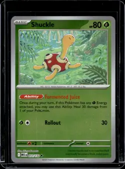 2025 Pokemon Mega Evolution Shuckle Uncommon #011/132 - Image 1