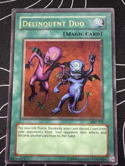 Yu-Gi-Oh! TCG Delinquent Duo Magic Ruler MRL-039 Unlimited Ultra Rare Holo - Image 1