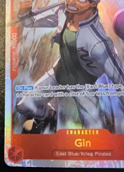 Gin OP15-007 Foil Super Rare Adventure On Kami's Island One Piece Card Game - Image 4