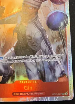 Gin OP15-007 Foil Super Rare Adventure On Kami's Island One Piece Card Game - Image 5