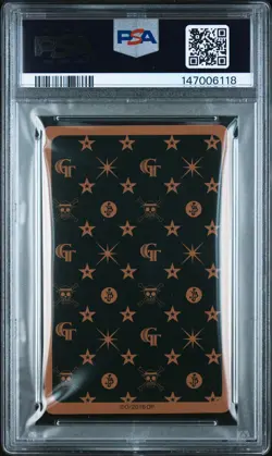 2016 ONE PIECE FILM: GOLD PLAYING CARDS KING OF SPADES MARSHALL D. TEACH PSA 8 - Image 2