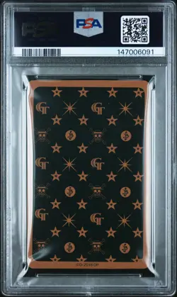 2016 ONE PIECE FILM: GOLD PLAYING CARDS QUEEN OF DIAMONDS NEFELTARI VIVI PSA 8 - Image 2