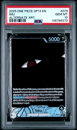 2025 ONE PIECE OP13-CARRYING ON HIS WILL ALTERNATE ART #079 IMU PSA 10 - Image 1