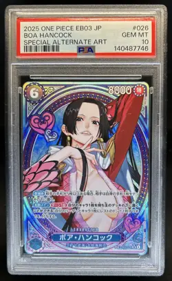 2025 One Piece Japanese Heroines Boa Hancock Special Alt Art #EB03-026 PSA 10 - Image 1