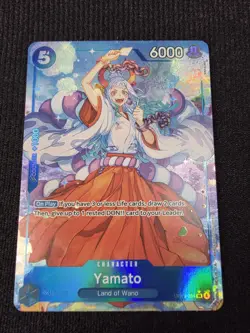 One Piece Yamato OP13-054 Carrying On His Will NM Condition Alternate Art - Image 1