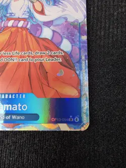 One Piece Yamato OP13-054 Carrying On His Will NM Condition Alternate Art - Image 3