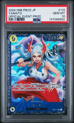2024 ONE PIECE JAPANESE PROMOS OFFICIAL EVENT PRIZE #112 YAMATO PSA 10 - Image 1