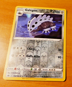 POKEMON REGNE DE GLACE CARD REVERSE HOLO CARTE GALEGON 110/198 EB06 FR NM 2021 - Image 1