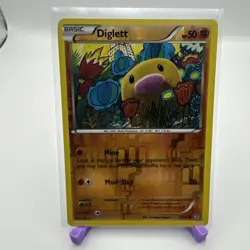 REVERSE HOLO Diglett 38/83 VLP / NM XY Generations Pokemon Card Tomokazu Komiya - Image 1