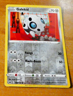 POKEMON REGNE DE GLACE CARD REVERSE HOLO CARTE GALEKID 109/198 EB06 FR NM 2021 - Image 1