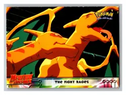 The Fight Rages #35 1999 Topps Pokemon The First Movie Trading Card 1999 - Image 1