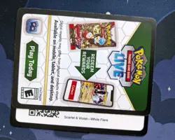 25x White Flare Pokemon Trading Card Game Live Codes Pokemon TCG Online Code - Image 1