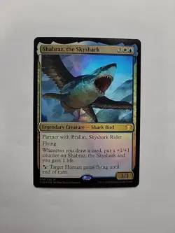 MTG - Shabraz, the Skyshark Commander 2020 Foil Mythic #014 - Image 1