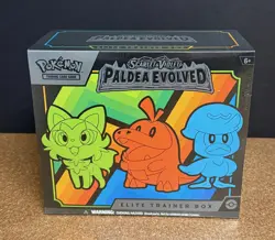 POKEMON SCARLET & VIOLET PALDEA EVOLVED FACTORY SEALED ELITE TRAINER BOX ETB - Image 1