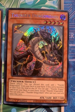 Thunder Dragondark - Secret Rare- Yugioh - Image 1