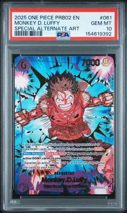 2025 ONE PIECE PRB02-PREMIUM BOOSTER MONKEY D. LUFFY SPECIAL ALTERNATE ART - Image 1