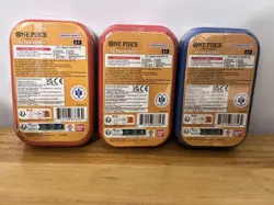 One Piece TIN PACK SET VOL. 2 MINI TINS New Sealed Includes Ace, Sabo, Luffy - Image 3