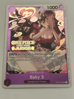 Baby 5 (Judge Pack Vol. 5) OP10-076 One Piece Promotion Cards Foil - Image 1
