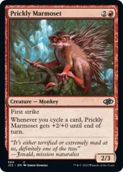 Prickly Marmoset - Near Mint MTG Jumpstart 2022 - Image 1