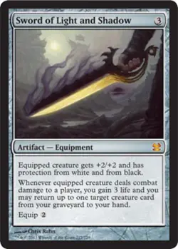 Sword of Light and Shadow - Light Play MTG Modern Masters - Image 1