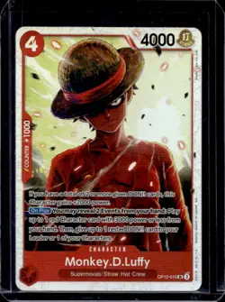 2025 One Piece Legacy of the Master Monkey.D.Luffy Super Rare #OP12-015 - Image 1