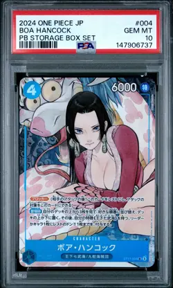 2024 ONE PIECE JAPANESE PB STORAGE BOX SET #004 BOA HANCOCK PSA 10 - Image 1