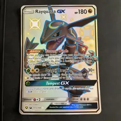 Rayquaza GX 177A/168 Alternate Art Holo Jumbo Promo Pokemon Card - Image 1