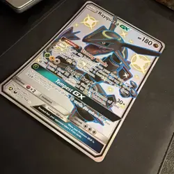 Rayquaza GX 177A/168 Alternate Art Holo Jumbo Promo Pokemon Card - Image 3