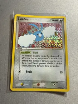 Swablu - 79/107 - Pokemon Ex Deoxys Stamped Reverse Holo Card - HP - Image 1