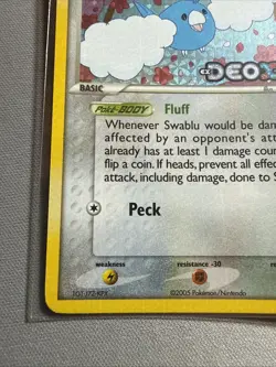 Swablu - 79/107 - Pokemon Ex Deoxys Stamped Reverse Holo Card - HP - Image 5