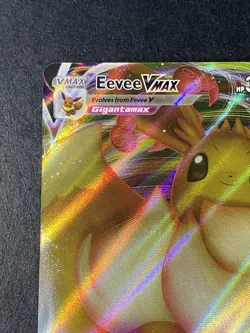 Pokemon TCG Eevee VMAX SWSH087 Black Star Promo Full Art Holo Card 2021 - Image 3