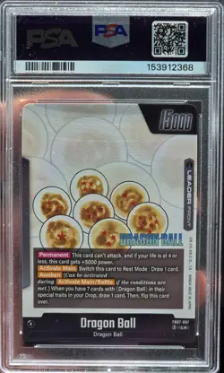 Shenron FB07-97 SR Dragon Ball Fusion World Manga 2 Gold Card PSA 10 - Image 2