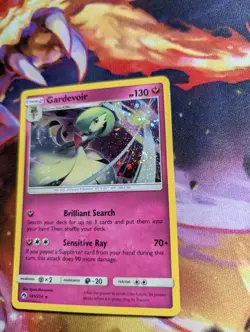 Gardevoir 141/214 Pokemon Card -Lost Thunder Set- Cosmic Holo (Swirl) From... - Image 2