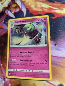 Gardevoir 141/214 Pokemon Card -Lost Thunder Set- Cosmic Holo (Swirl) From... - Image 3