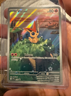 Victini SVP 208 Black White Scarlet & Violet Black Star Promo Pokemon Card Mint - Image 1