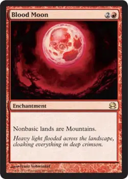 Blood Moon - Light Play MTG Modern Masters - Image 1