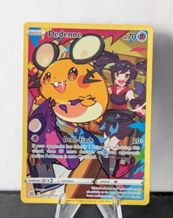 Dedenne TG07/TG30 Holo Brilliant Stars Trainer Gallery Pokemon Card TCG NM - Image 1