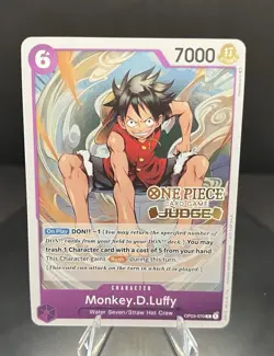Monkey.D.Luffy (Judge Pack Vol. 2) OP03-070 One Piece Promotion Cards Foil - Image 1