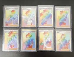 Pokemon TCG Lot Of 8 Secret Rare Trainer Rainbow Cards - Flannery, Opal + - Image 1