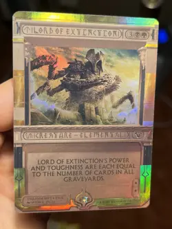 Foil Lord of Extinction • Amonkhet Invocations • NM / Unplayed • Mtg (1626) - Image 1